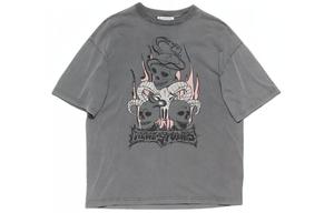 Футболка унисекс выцветшая черная Acne Studios, черный