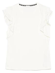 Футболка с аппликацией логотипа LIU JO, белый