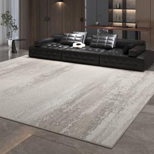 Saipos Ковер 140х200 см для гостиной и спальни, светлый люкс, стиль итальянский минимализм, моющийся, пыле- и водоотталкивающий
