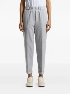 Брюки с манжетами Peserico, серый