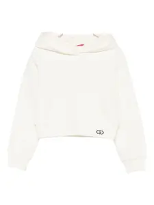 Худи с логотипом Liu Jo Kids, светло-бежевый