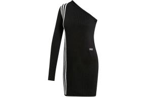 Adidas Originals Женская черная облегающая трикотажная футболка