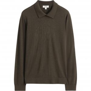 COS Свитер мужской темно-коричневый