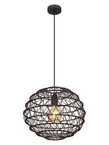 Globo lighting Подвесной светильник черного цвета - (В)120 x Ø 39 см