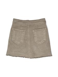 Rick Owens Kids джинсовая юбка мини, серый