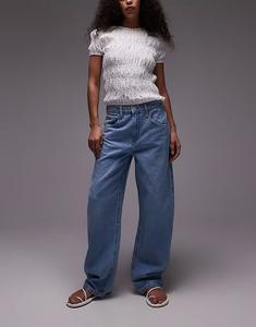 Джинсы-баллоны Mango Bet светло-голубого цвета