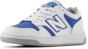 Детские кроссовки New Balance 480 V1 на шнуровке (унисекс), белый