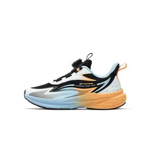 361°KIDS Кроссовки детские с низким верхом, противоскользящие, с амортизаторами и износостойкими свойствами, черные, белые, синие