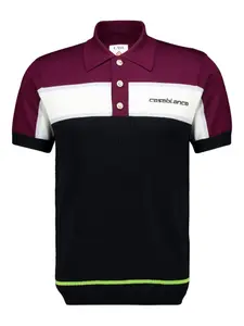 Поло из мериносовой шерсти Casablanca, черный