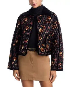 Стеганая куртка Floriston Burberry, мультиколор