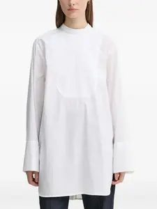 Рубашка с круглым вырезом и застежкой на пуговицы Day Birger Et Mikkelsen, белый