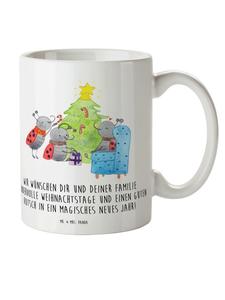 Детская рождественская кружка Smörle с надписью белого цвета Mr. & Mrs. Panda