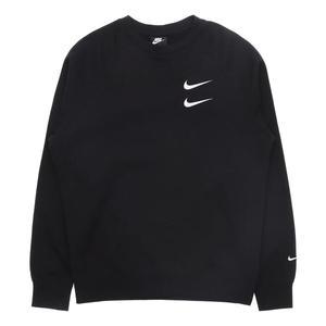 Толстовка Nike Embroidered Fleece Lined Stay Warm Round Neck Pullover Black, черный