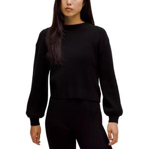 Реверсивный кроссовер свитер женский Lululemon, черный