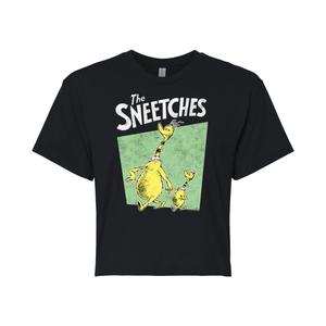 Укороченная футболка с рисунком Dr. Seuss "The Sneetches" для юниоров Licensed Character, черный
