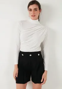 Облегающий топ с длинными рукавами Lela, Ecru