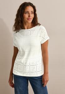 Футболка с принтом MIT LOCHMUSTER Cecil, кремовый