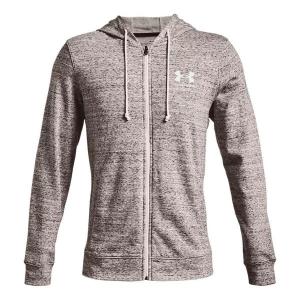Куртка rival terry hooded jacket 'grey' Under Armour, серый
