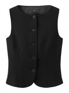 MANGO Жилет 'AVAY' в черном цвете