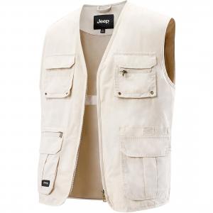 Жилет Unisex V-образный вырез Moderate Others Jeep, экрю