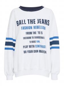 Ball Свитшот 'Rebellion' в белом цвете