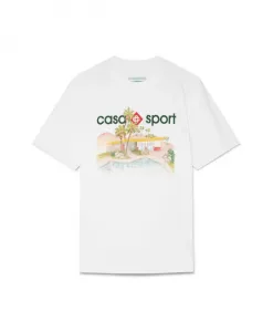 Футболка у бассейна Casablanca, белый