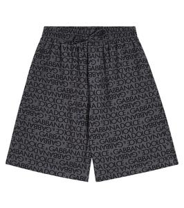 Шорты с логотипом Dolce&Gabbana Kids, черный