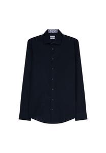 Деловая рубашка узкая Seidensticker, синий