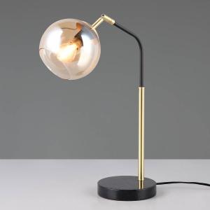 Настольная лампа Trio Paxton, цветное стекло/железо - 1-свет - черный