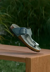 Gizeh bb lena hs hexs narrow tbar sandals Birkenstock, Pure Sage