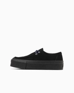 Мокасины All Star Lifted Crepe Tape Moccasin OX на платформе Converse, цвет Black
