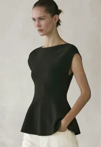 Футболка с принтом Massimo Dutti, Black