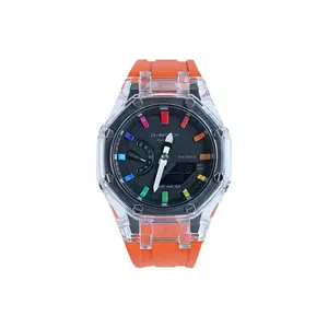 CASIO Часы Men Liquid Crystal/Analog Dual Display Series 48.5mm Black Watch