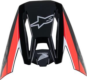 Козырек шлема Alpinestars sm5, Black/Red