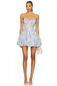 Платье Larissa Astr The Label, blue floral