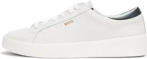 Мужские кроссовки BOSS Belwar из гладкой кожи с низким верхом, белый