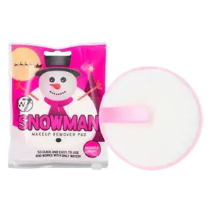 Многоразовая салфетка для снятия макияжа, 1 шт. W7 Snowman