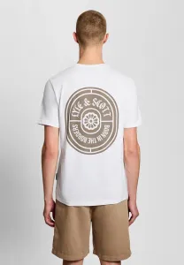 Футболка с графическим принтом borders label Lyle & Scott, White