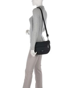 Сумка через плечо Go Saddle из переработанного полиэстера Pacsafe, черный