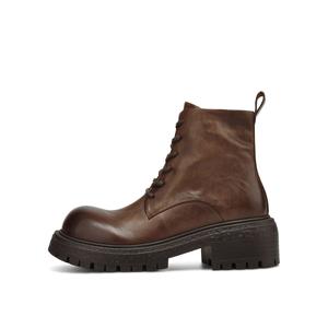 Rosa Bianca Короткие женские мартинсы 4,9 см коричневые, цвет Brown