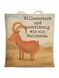 Mr. & Mrs. Panda Сумка с изображением знака зодиака Козерог и надписью белого цвета