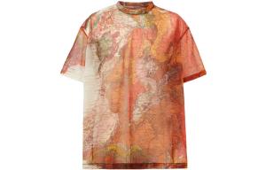 Футболка мужская оранжевая Burberry, оранжевый