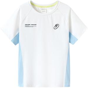ASICS Спортивная футболка 0001 Raw White для детей 3-7 лет