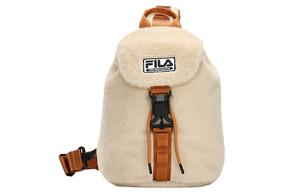 White Mountaineering Collaboration Fabric Sling Bag Regular Женская Бежево-коричневая FILA FUSION