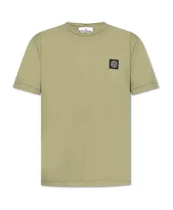 Футболка с логотипом Stone Island, зеленый