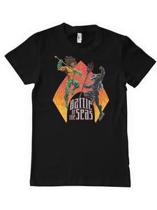 Футболка Battle Of The Seas Big Tall T-Shirt черного цвета DC Comics