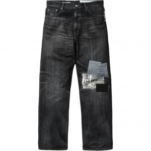 X Yohji Yamamoto POUR HOMME Yohji Yamamoto совместная модель FW25 джинсы Unisex NEIGHBORHOOD, черный