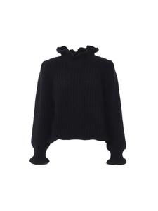 Женский свитер черного цвета faina