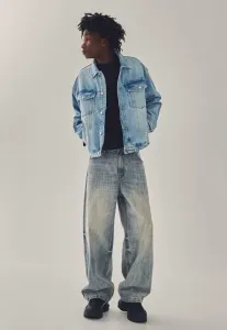 Джинсовая куртка Bershka, Light Blue