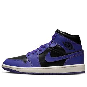 Кроссовки 1 mid 'dark concord' Air Jordan, черный